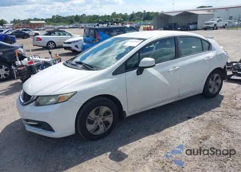 2013 Honda Civic Lx from USA, damaged, VIN 2HGFB2F5XDH515853